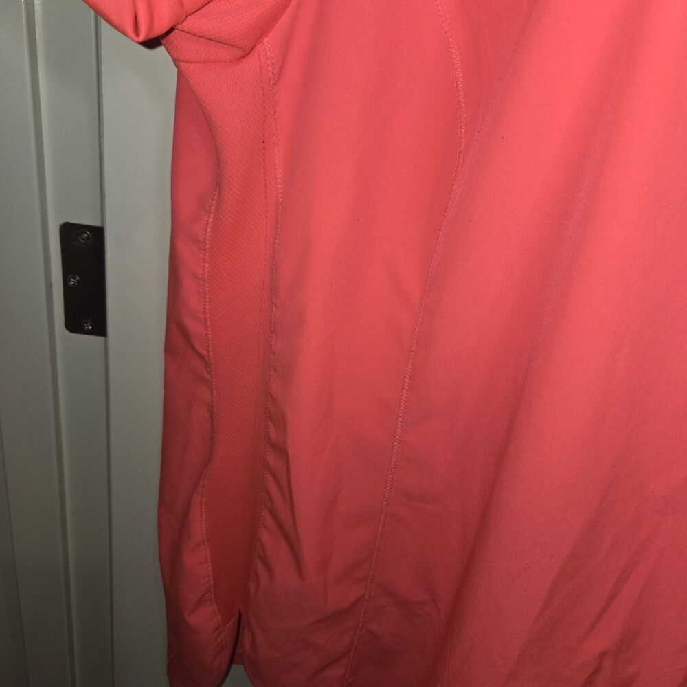 Calvin Klein Performance Quick Dry Top Womens 3X Coral Short Sleeve Cutout Back - Picture 5 of 9